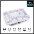 Butterfly Shape Stainless Steel Serving Trays/Food Tray with 5 Compartment